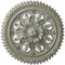 Ekena Millwork York Ceiling Medallion (Fits Canopies up to 3 5/8"), Hand-Painted Flash Gold, 21 5/8"OD x 2 1/2"P CM21YOFLS - alternate 1